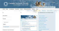 Desktop Screenshot of mediazioneforensecnf.it